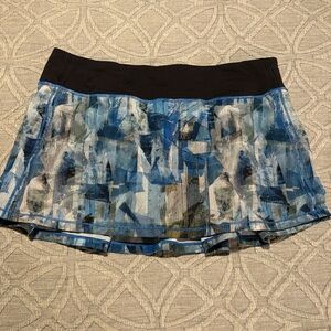 Lululemon skort - play off the pleats - short length